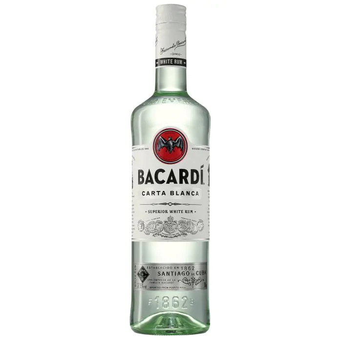 Doos Bacardí Carta Blanca 37.5° 0.7L