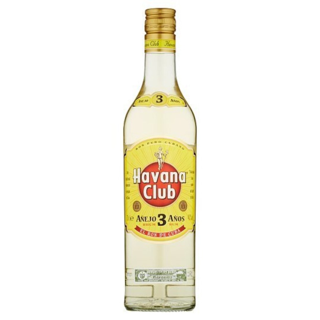 Doos Havana Club Anejo 3 Years 40° 0.7L