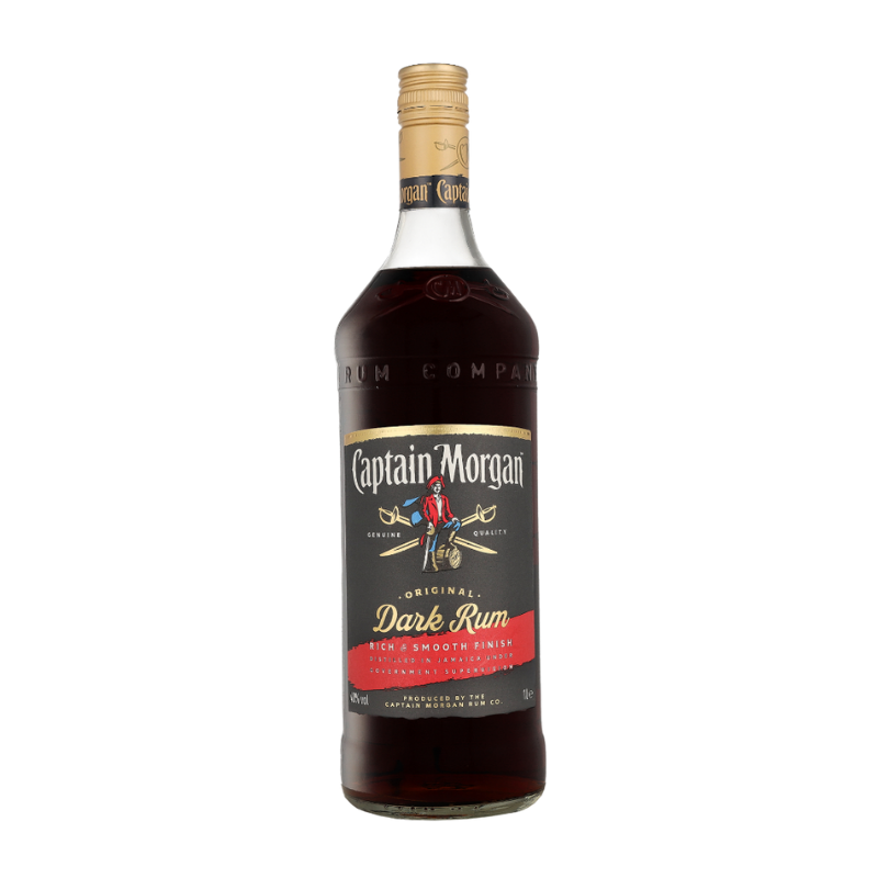 Doos Captain Morgan Dark 40° 1L 