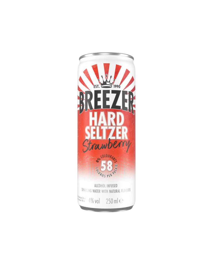 Tray Breezer Hard Seltzer Strawberry 4° 0.25L