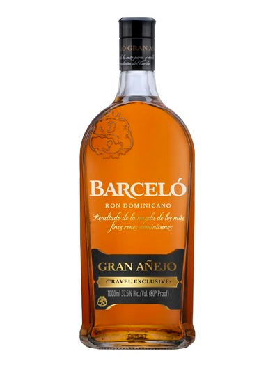 Doos Barcelo Gran Anejo 37.5° 1L