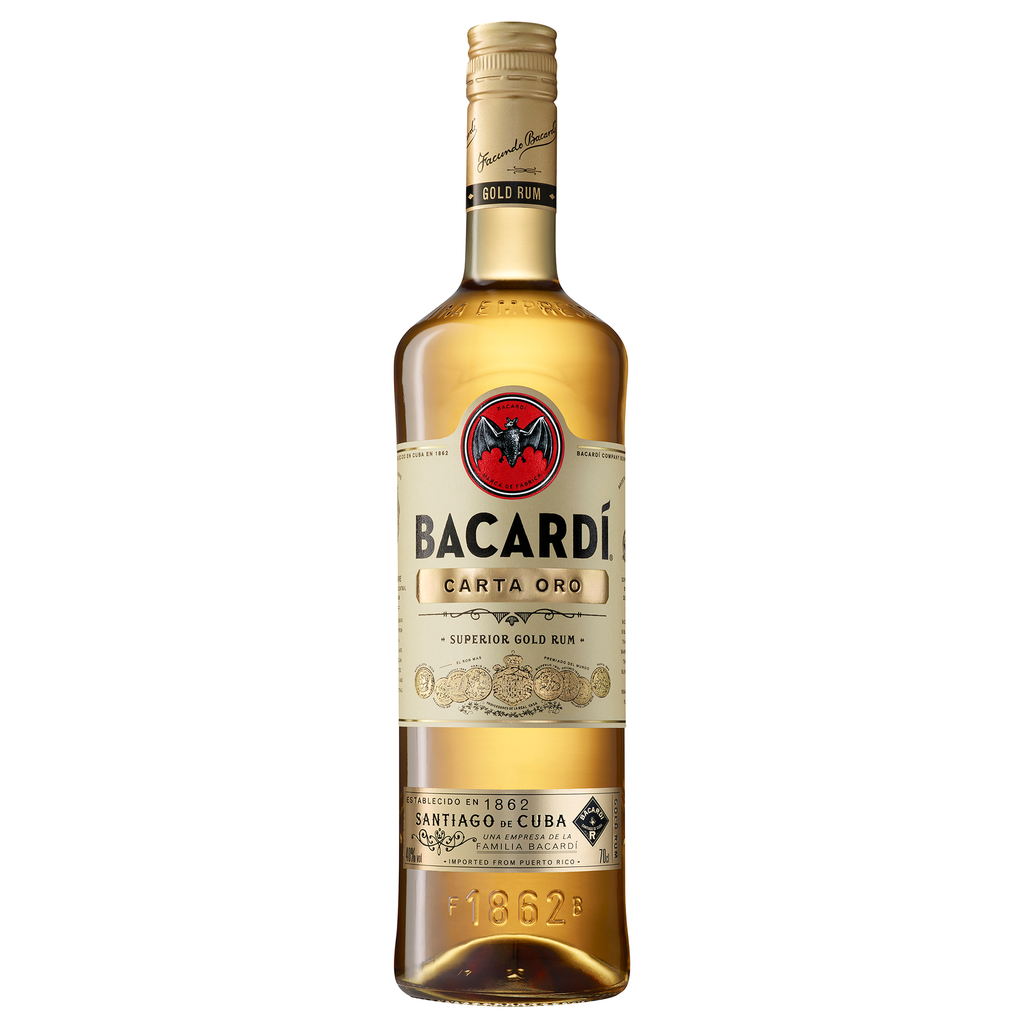 Doos Bacardí Carta Oro 40° 0.7L
