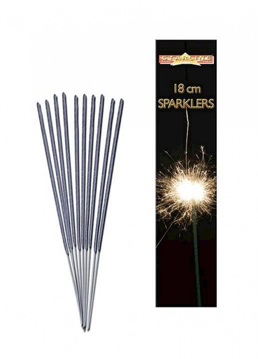 Feestsparklers - 18cm (5.000stuks - €0,023784/sparkler)