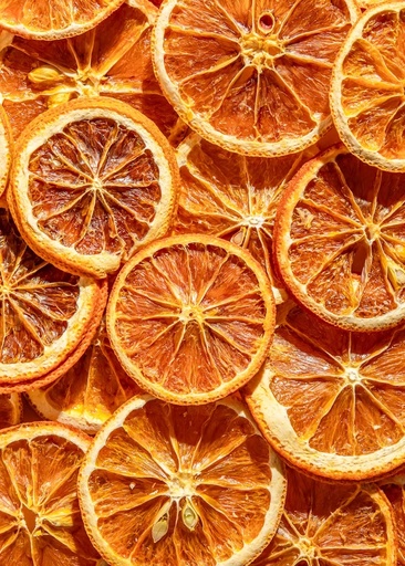 Gedroogde appelsienschijfjes (500 gram) 
