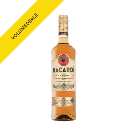 Doos Bacardí Carta Oro 40° 0.7L